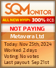 Metavera Ltd HYIP Status Button