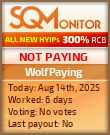 WolfPaying Project Status Button