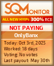 OnlyBanx Project Status Button