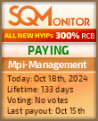 Mpi-Management Project Status Button