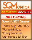 Seven USDT Games Project Status Button