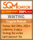 Crypto Robot HYIP Status Button