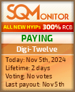 Digi-Twelve HYIP Status Button