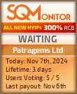 Patragems Ltd Project Status Button