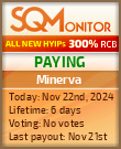 Minerva HYIP Status Button