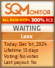 Lexx HYIP Status Button