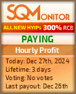 Hourly Profit HYIP Status Button