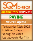 Vevre Capital Project Status Button