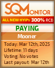 Mooner Project Status Button