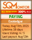 Exoledger Project Status Button