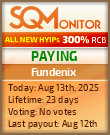 Fundenix Project Status Button