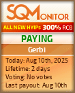 Gerbi Project Status Button