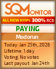 Modorun Project Status Button