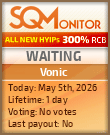 Vonic Project Status Button
