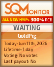 GoldPig Project Status Button