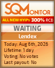 Lendex Project Status Button