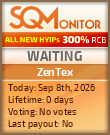 ZenTex Project Status Button