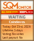 Coindavos Project Status Button