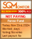 Forex-Fund Project Status Button