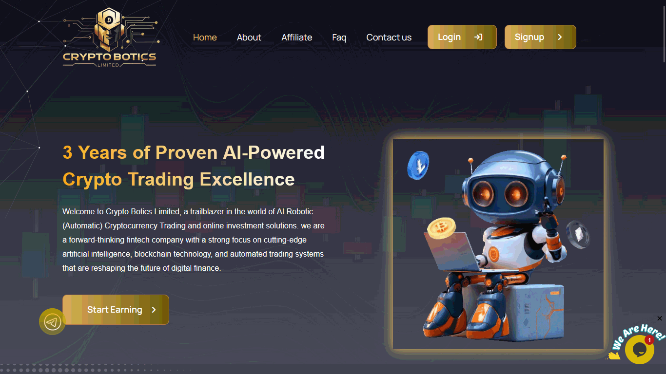 Вложить в Crypto Botics Limited cryptobotics.net