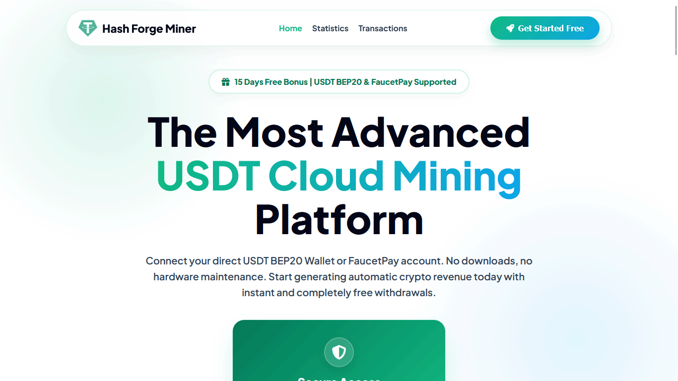 Invest in Hash Forge hashforge.live