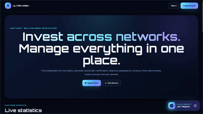 Visit project Ultra Hash ultrahash.live