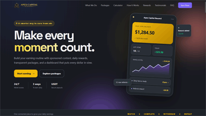 Visit project Apex Capital Rewards apexcapitalrewards.online