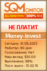Кнопка Статуса для Инвест-Проекта Money-Invest