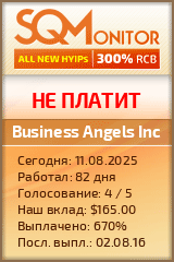 Кнопка Статуса для Инвест-Проекта Business Angels Inc