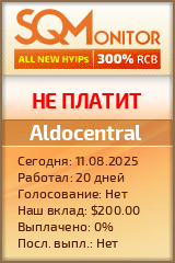 Кнопка Статуса для Инвест-Проекта Aldocentral