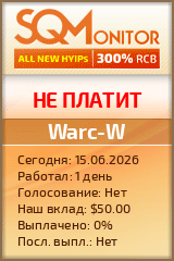 Кнопка Статуса для Инвест-Проекта Warc-W