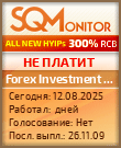 Кнопка Статуса для Хайпа Forex Investment Association