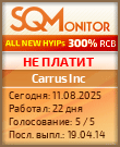 Кнопка Статуса для Инвест-Проекта Carrus Inc