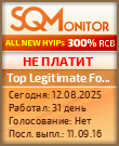 Кнопка Статуса для Инвест-Проекта Top Legitimate Forex Hyip Programs