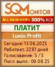 Кнопка Статуса для Инвест-Проекта Luxio Profit