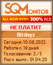 Кнопка Статуса для Инвест-Проекта Bitdayz