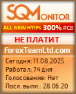 Кнопка Статуса для Инвест-Проекта ForexTeamLtd.com