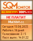 Кнопка Статуса для Инвест-Проекта Multibit.cc