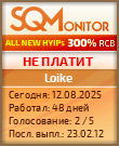 Кнопка Статуса для Инвест-Проекта Loike