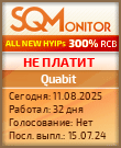 Кнопка Статуса для Инвест-Проекта Quabit
