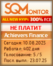 Кнопка Статуса для Инвест-Проекта Achievers Finance