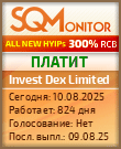 Кнопка Статуса для Инвест-Проекта Invest Dex Limited