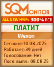 Кнопка Статуса для Инвест-Проекта Wexon