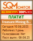 Кнопка Статуса для Инвест-Проекта Treasure Mining Bot