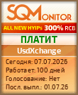 Кнопка Статуса для Инвест-Проекта UsdXchange
