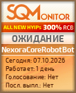 Кнопка Статуса для Инвест-Проекта NexoraCoreRobotBot